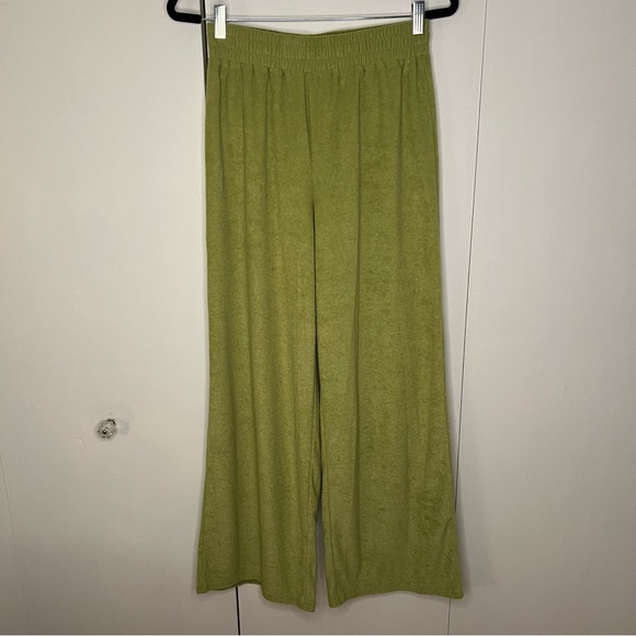 Nordstrom Open Edit Terry Cloth Wide Leg Pants - Picture 5 of 9